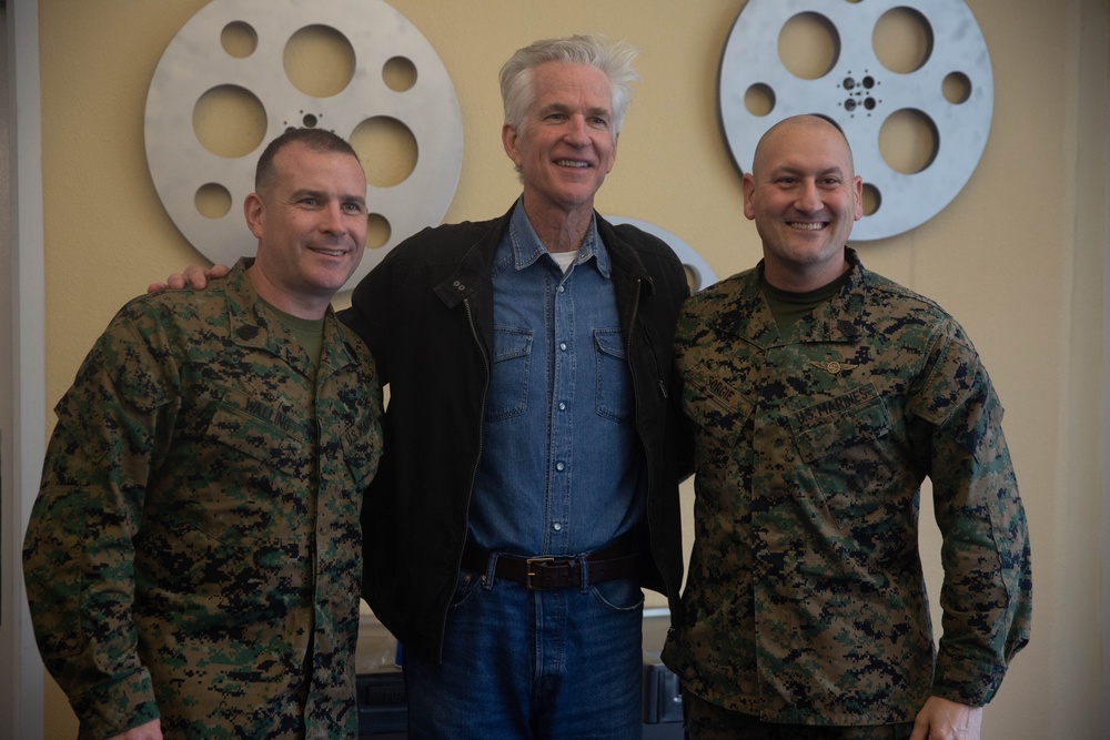 Matt Modine visits the Marines of MCAS New River and 2nd Marine Aircraft Wing