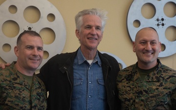 Matt Modine visits the Marines of MCAS New River and 2nd Marine Aircraft Wing