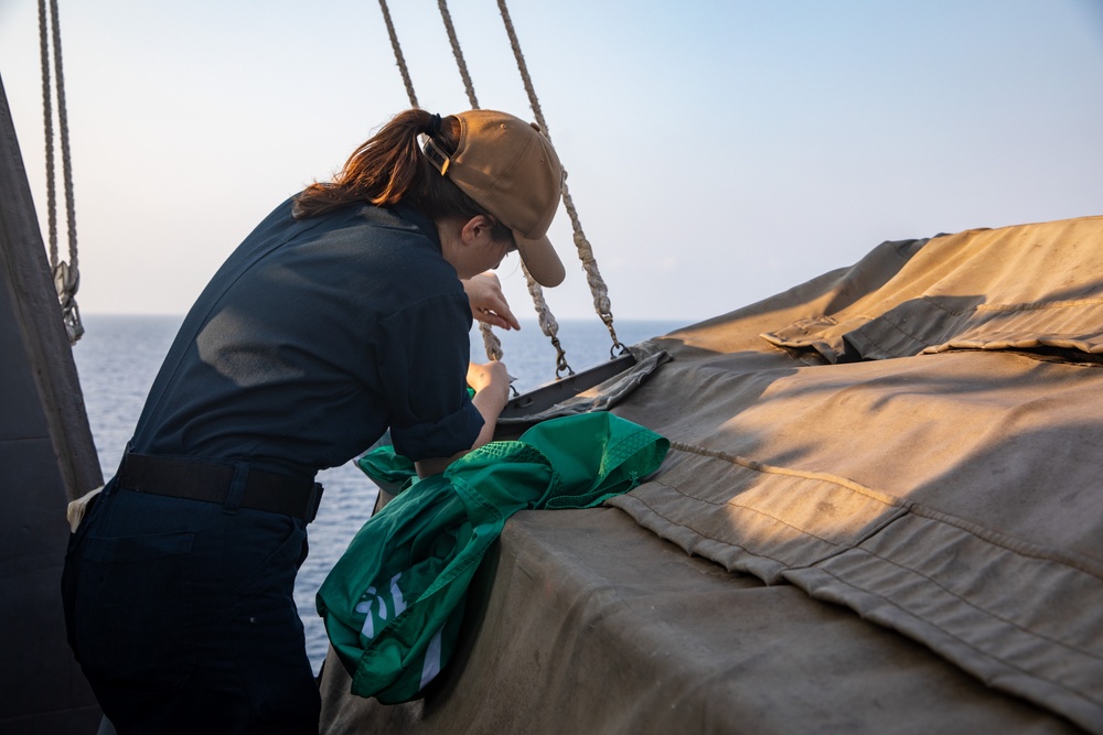 Routine Operations Aboard the USS Cole