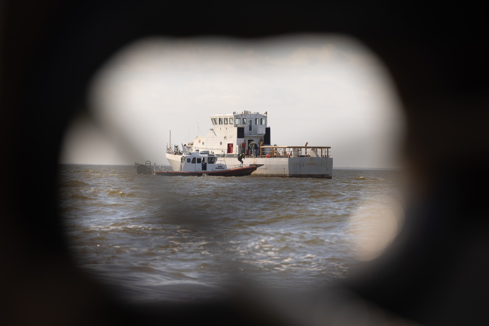 Former Patrol Boat SEA DOG makes its way to Bombing Target - 9