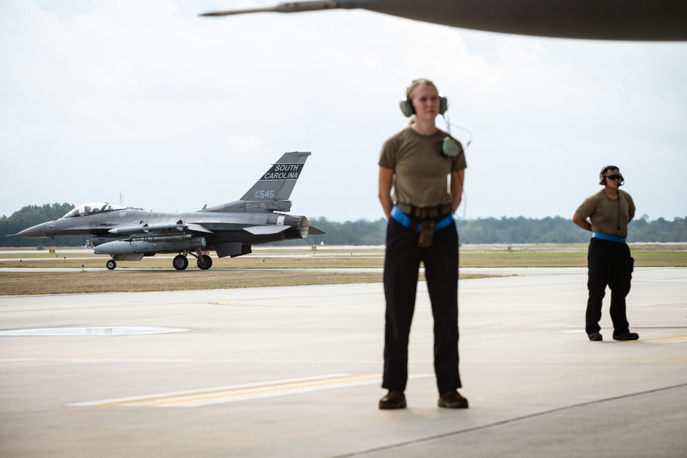 169th Fighter Wing Flightline Activity