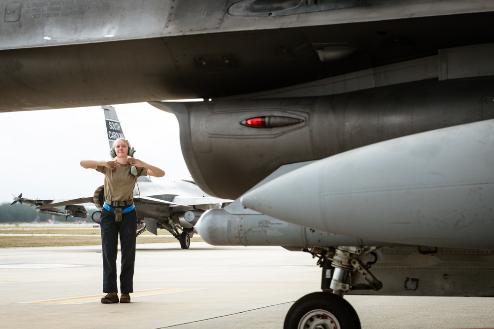 169th Fighter Wing Flightline Activity