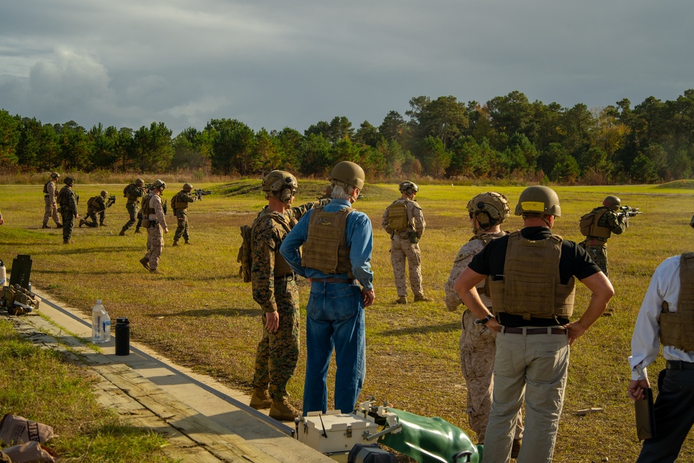 Matthew Modine Visits Infantry Training Battalion