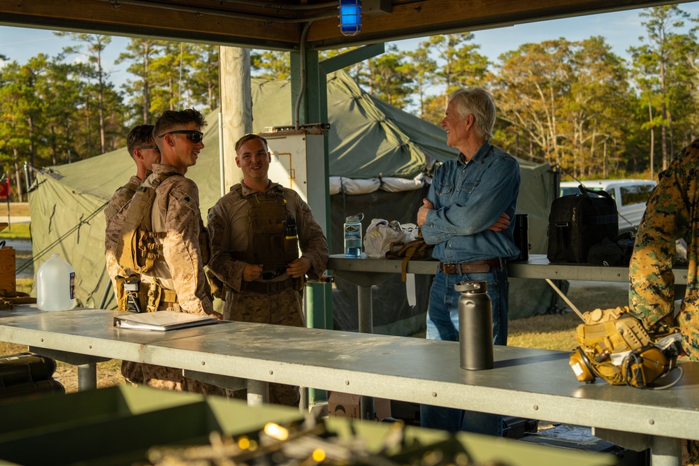 Matthew Modine Visits Infantry Training Battalion