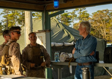 Matthew Modine Visits Infantry Training Battalion