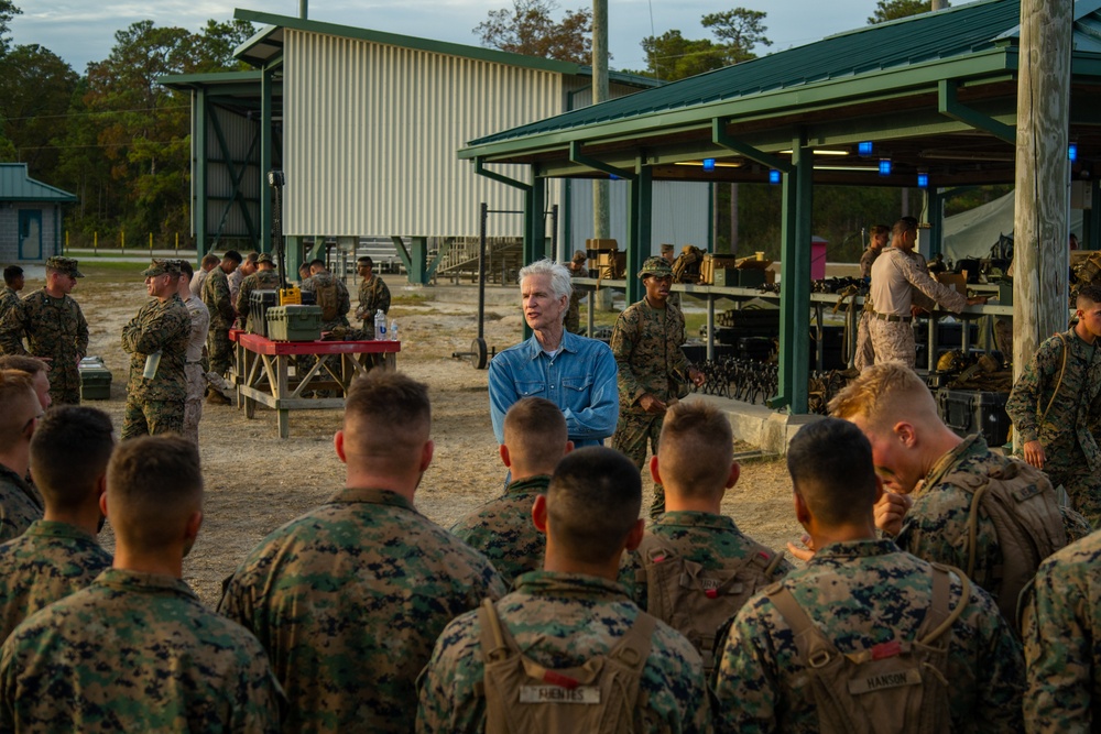 Matthew Modine Visits Infantry Training Battalion