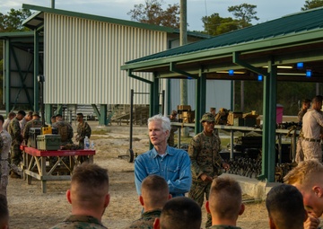 Matthew Modine Visits Infantry Training Battalion