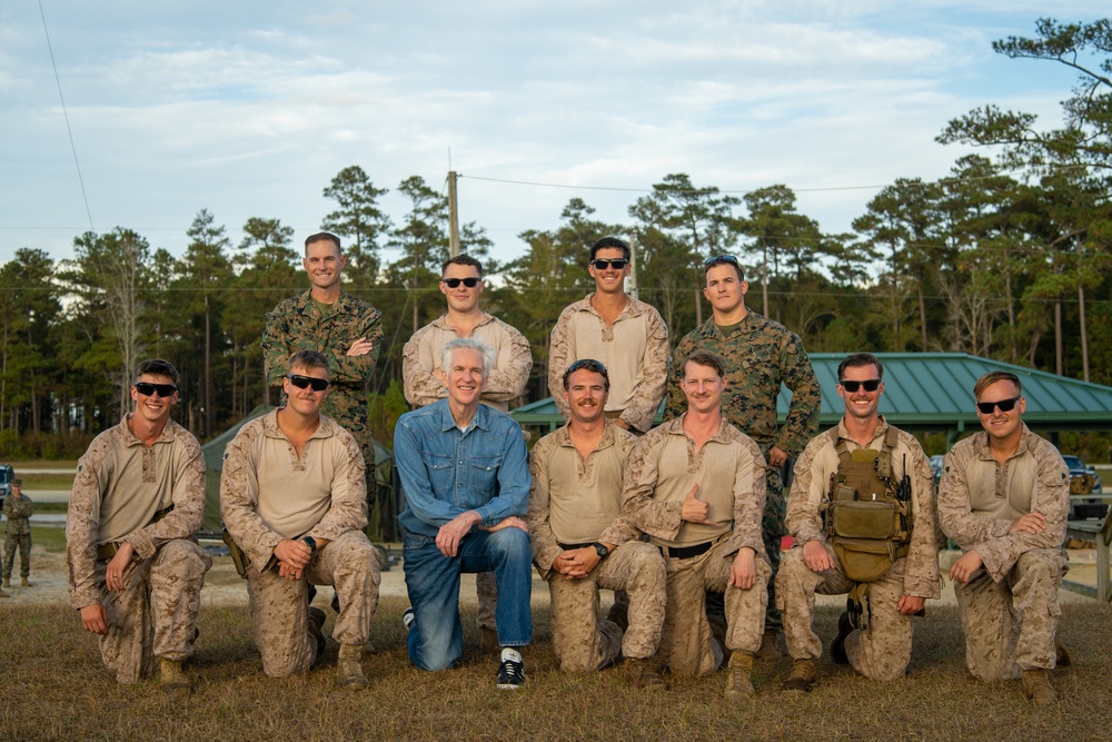 Matthew Modine Visits Infantry Training Battalion