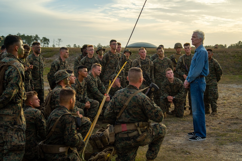 Matthew Modine Visits Infantry Training Battalion