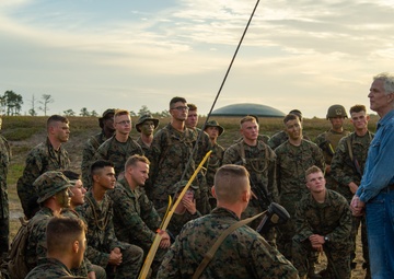 Matthew Modine Visits Infantry Training Battalion