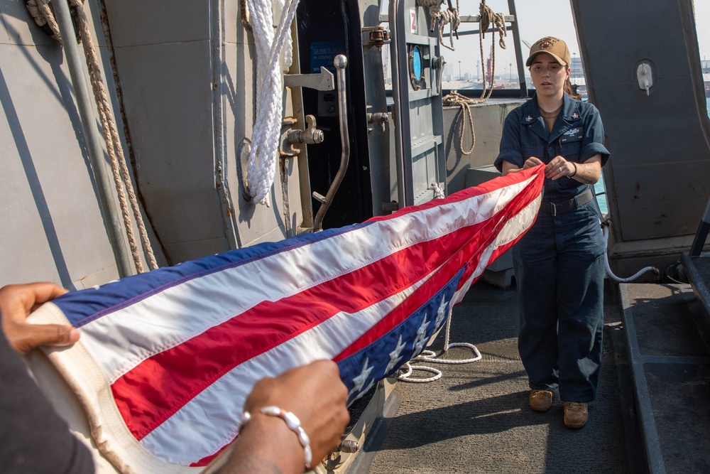 Routine Operations Aboard the USS Cole