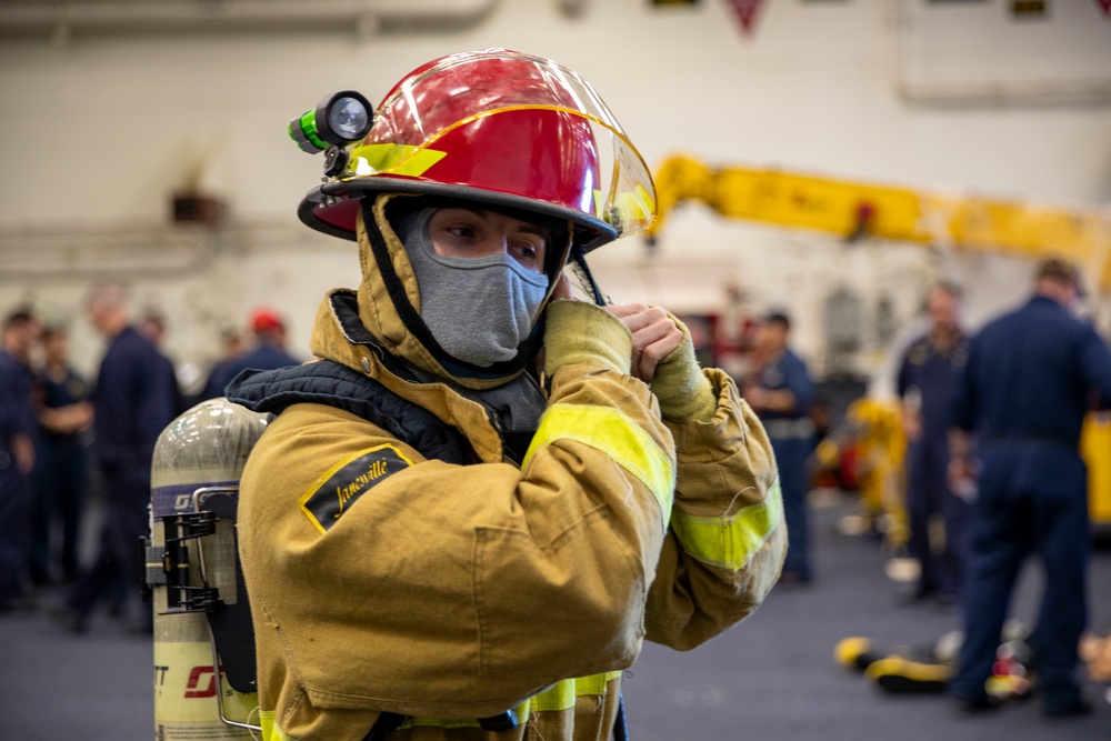 Tripoli Practices Firefighting