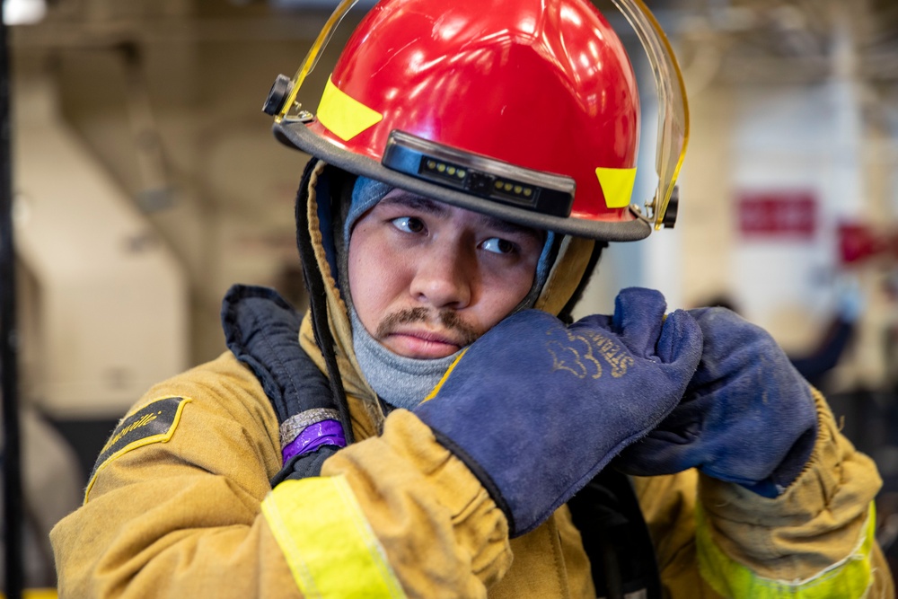 Tripoli Practices Firefighting