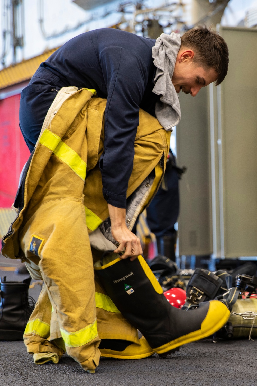 Tripoli Practices Firefighting