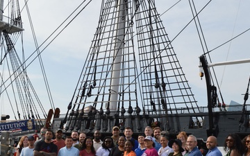 Keystones learn defense acquisition history, tour USS Constitution