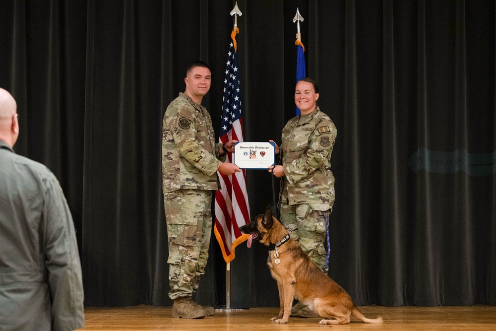 MWD Mirco retires after 7 years of service