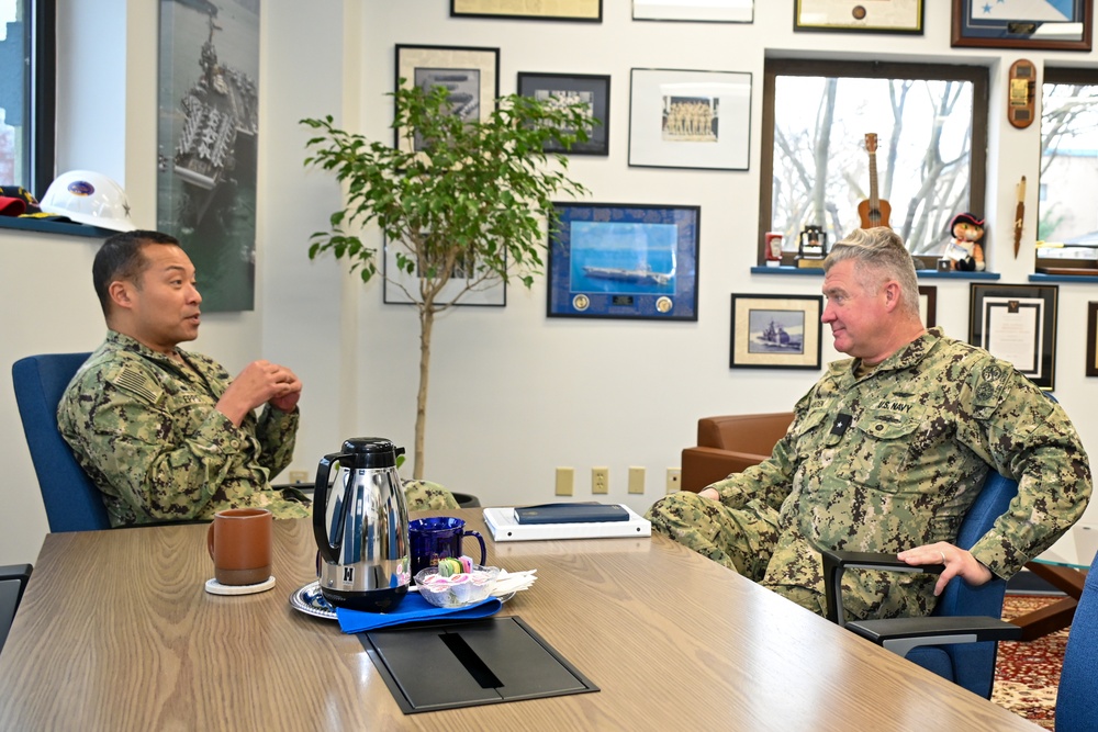 Rear Adm. Patrick Hayden visits NAVSUP