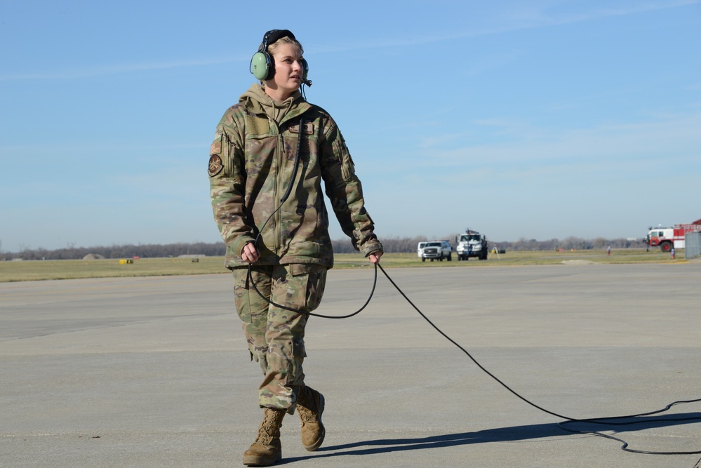 KC-135 Crew Chief Sydney Fickbohm