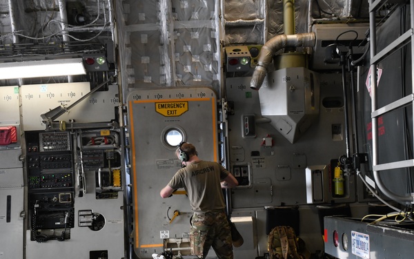 North Carolina Air National Guard Executes Inspection