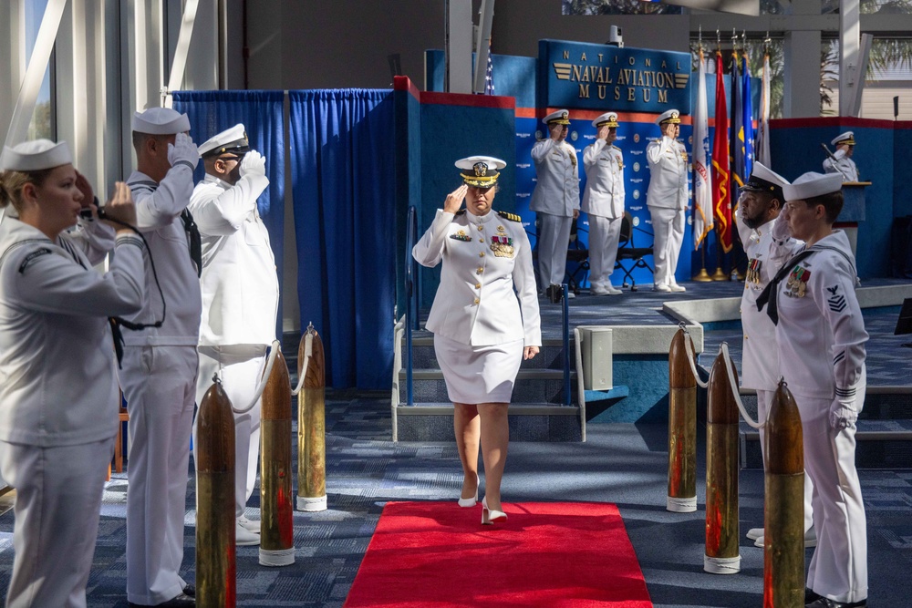 Capt. Chandra Newman Assumes Command of NAS Pensacola