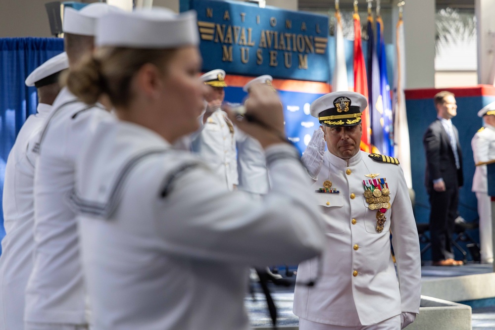 Capt. Chandra Newman Assumes Command of NAS Pensacola