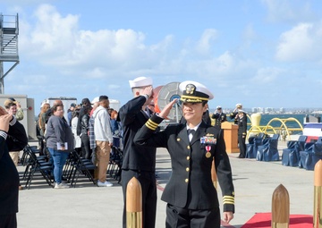 USS Charleston (LCS 18) Conducts Change of Command Ceremony