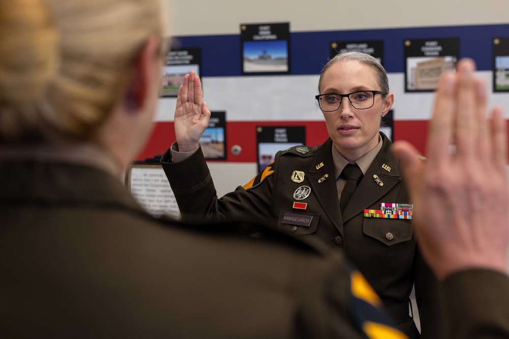 Top 20th CBRNE Command chief warrant officer promoted during ceremony on APG