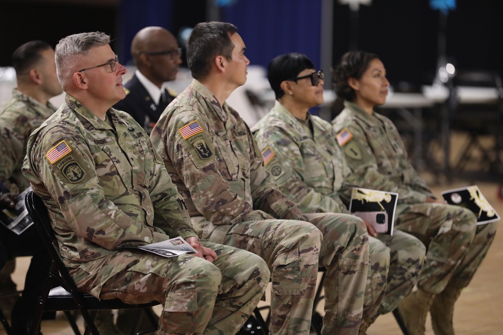 Sergeant Major Jackson promotion ceremony