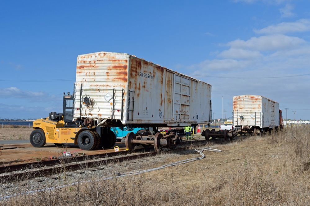 Naval Weapons Station Seal Beach Begins Railcar Recycling Program