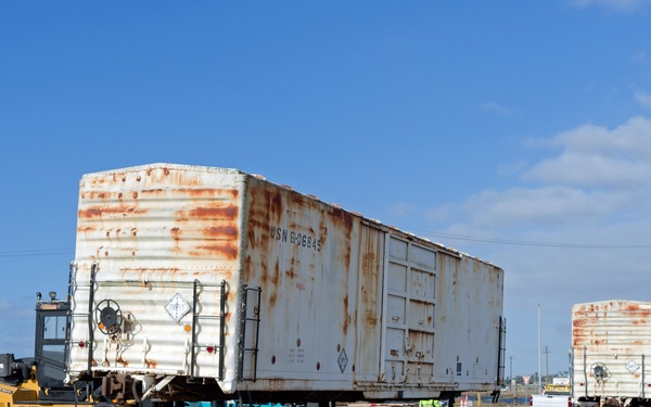 Naval Weapons Station Seal Beach Begins Railcar Recycling Program