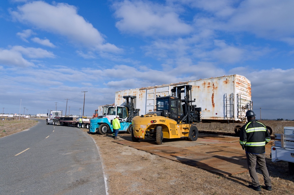 Naval Weapons Station Seal Beach Begins Railcar Recycling Program