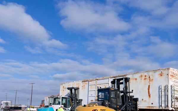 Naval Weapons Station Seal Beach Begins Railcar Recycling Program