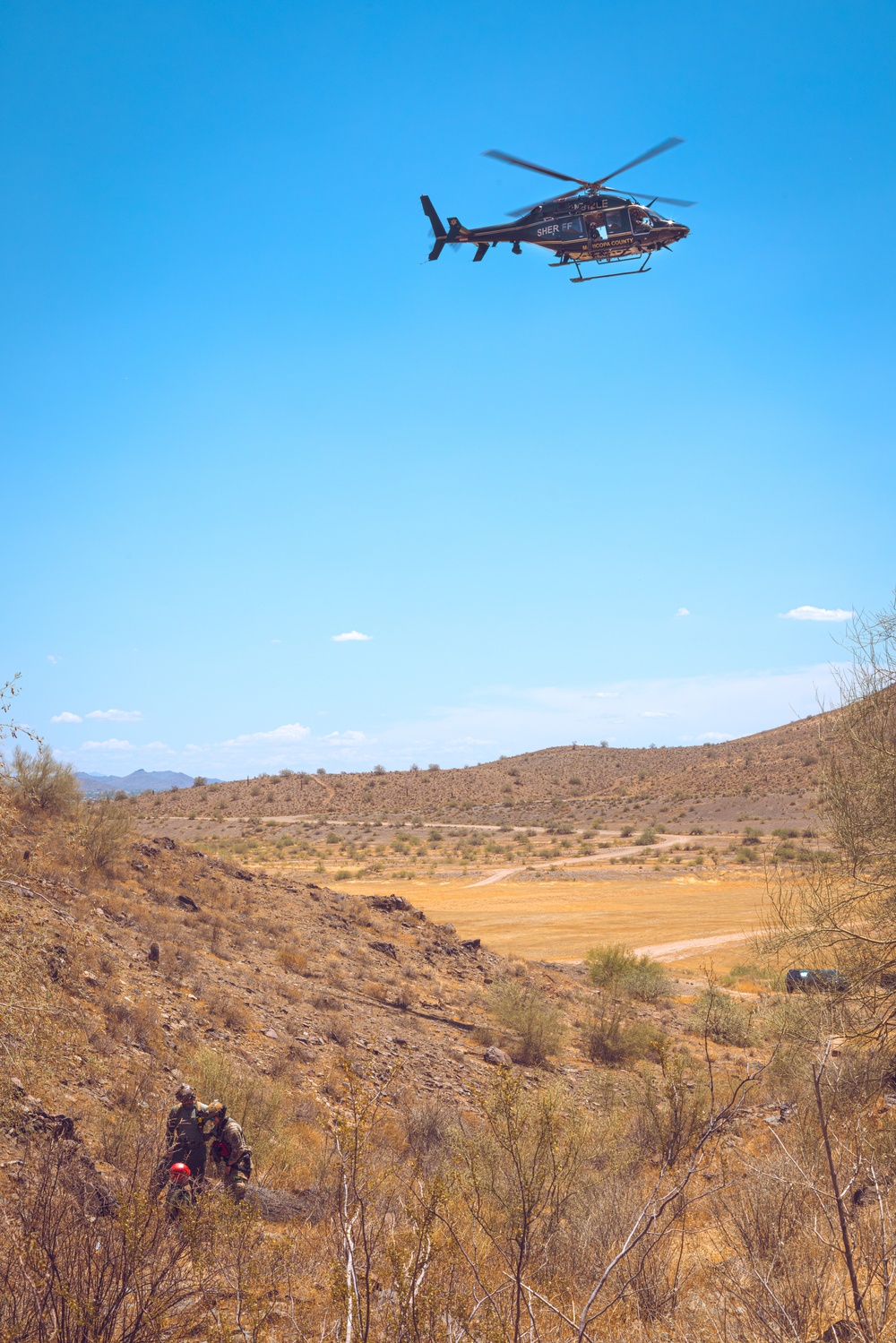 Arizona National Guard Soldiers Conduct Hoist Operations Training with MCSO