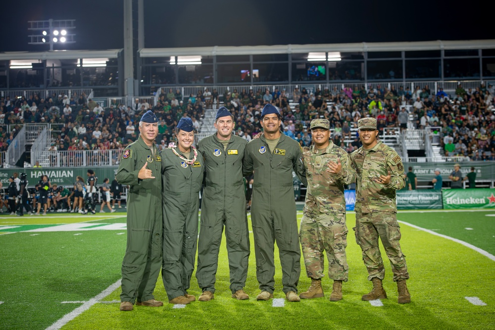 University of Hawaii Military Appreciation Football Game Flyover