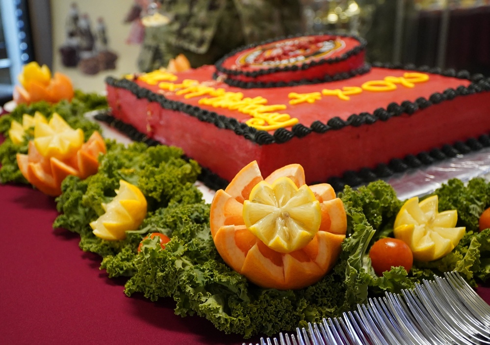 NWS Yorktown's Scudder Hall Galley celebrates Marine Corps' 249th Birthday