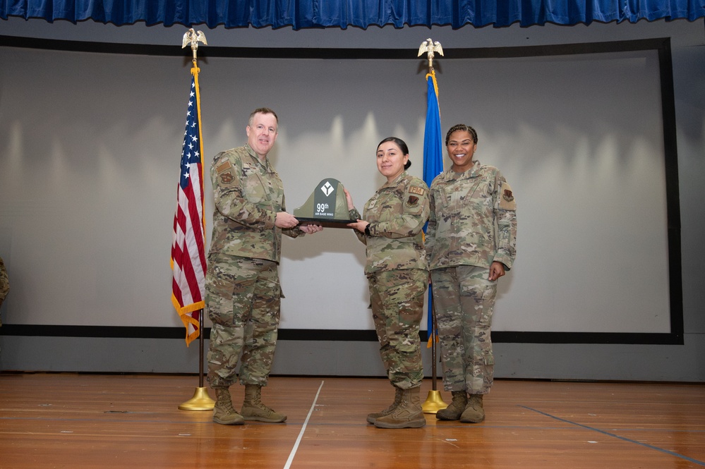 99th Air Base Wing quarterly award winners