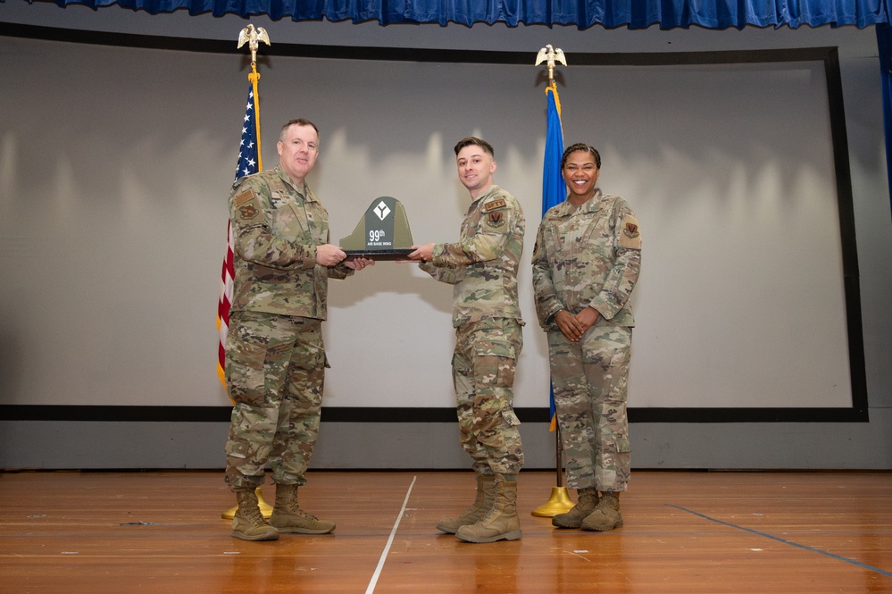 99th Air Base Wing quarterly award winners