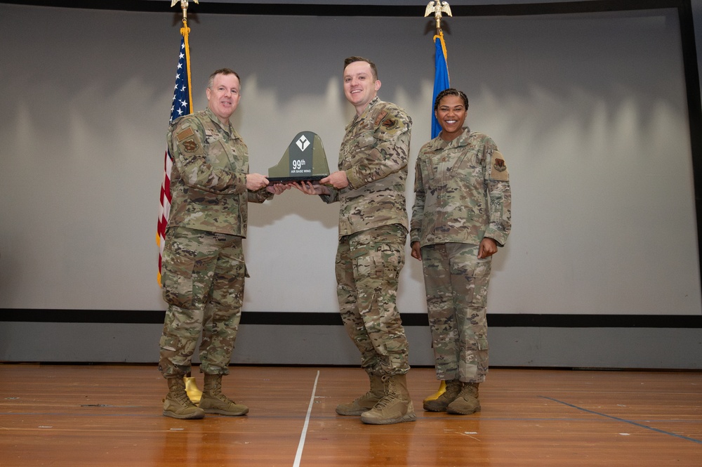 99th Air Base Wing quarterly award winners