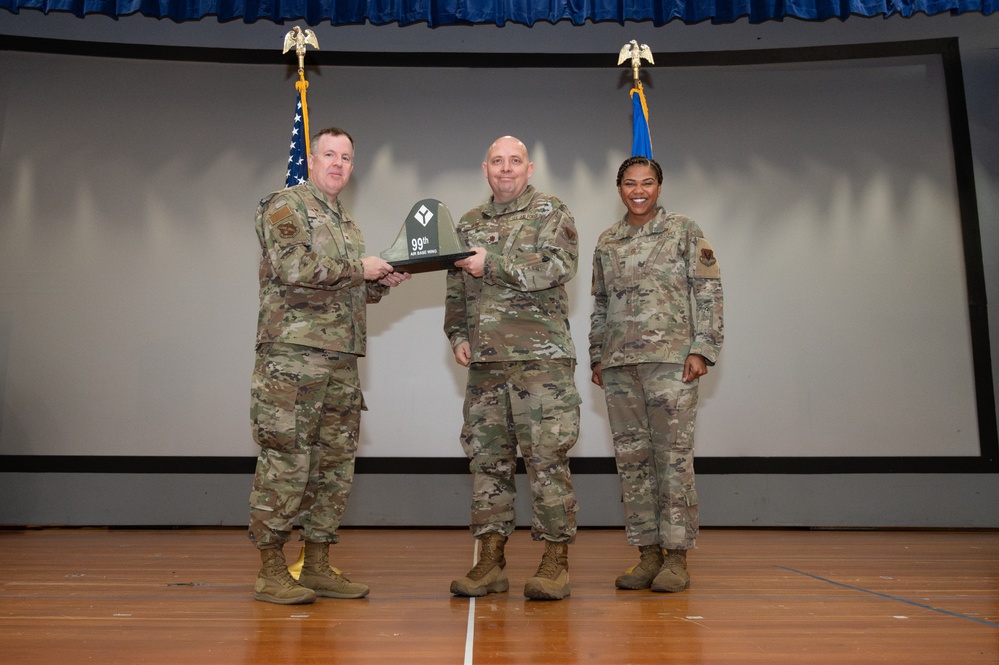 99th Air Base Wing quarterly award winners