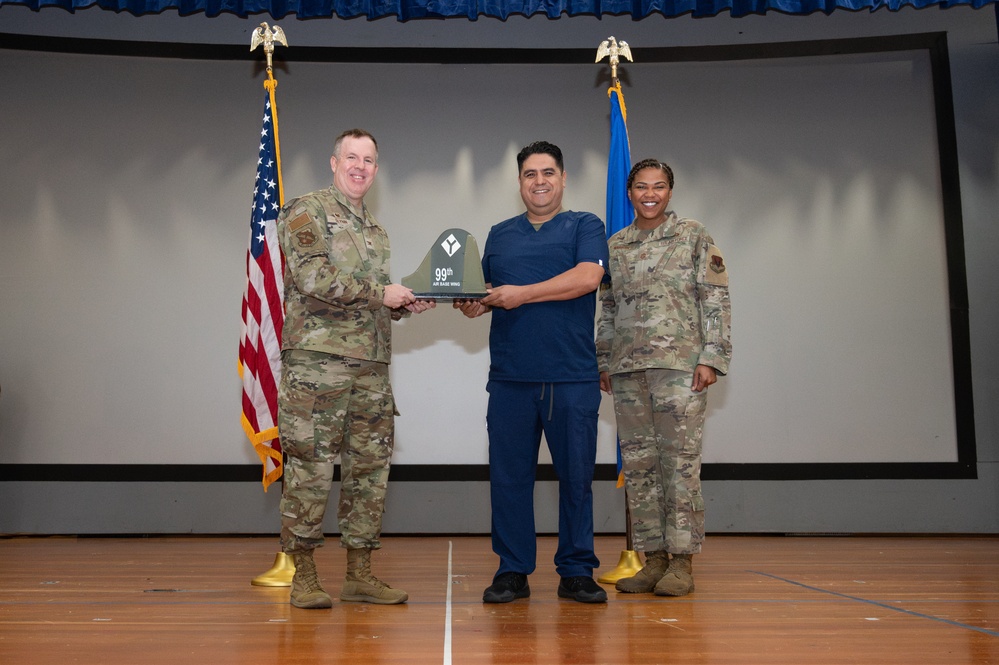 99th Air Base Wing quarterly award winners