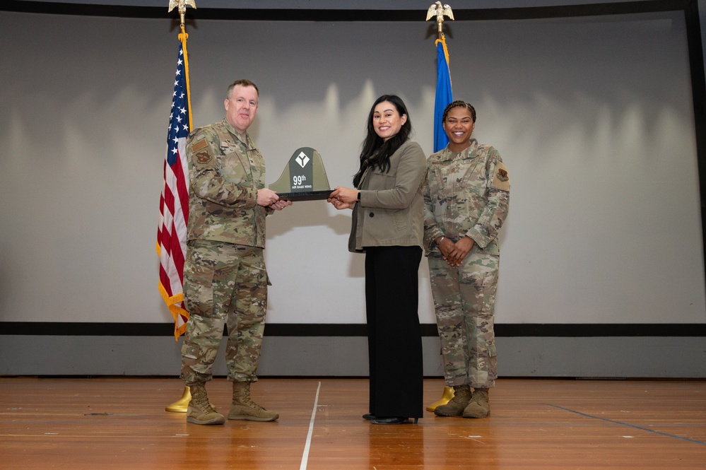 99th Air Base Wing quarterly award winners