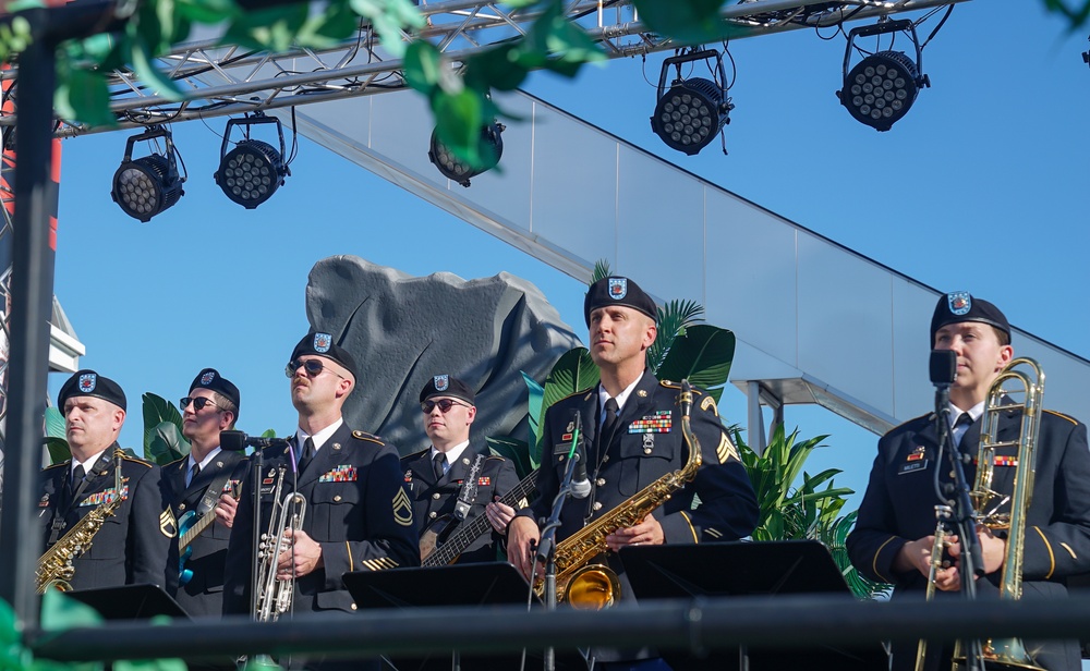 Band performs at Bengals 2024 Salute to Service