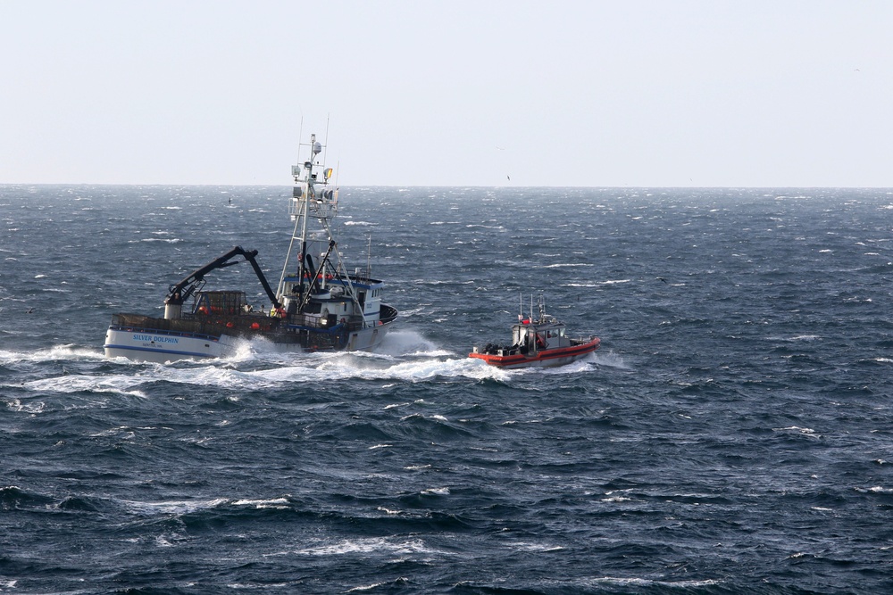 U.S. Coast Guard Cutter Stratton conducts operations throughout the Alaskan region