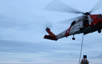 U.S. Coast Guard Cutter Stratton conducts operations throughout the Alaskan region