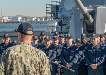 USS Sterett (DDG 104) Awarded the Spokane Trophy as top Pacific warship