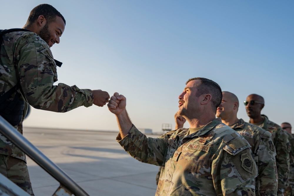 380th AEW welcomes deployers