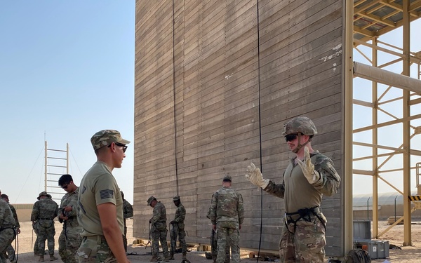 Rappel Tower Training, Task Force Commando