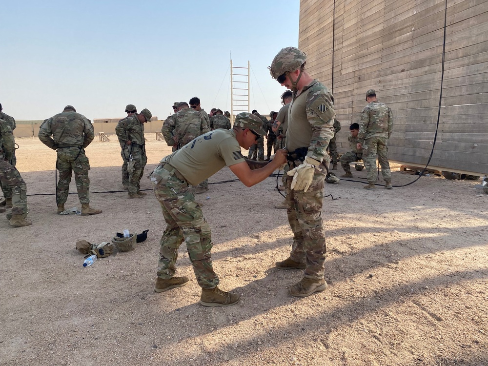 Rappel Tower Training, Task Force Commando