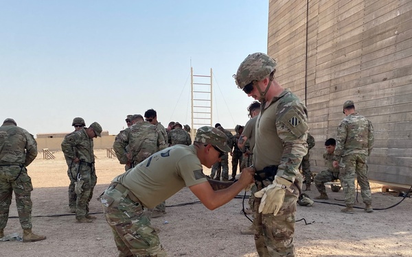 Rappel Tower Training, Task Force Commando