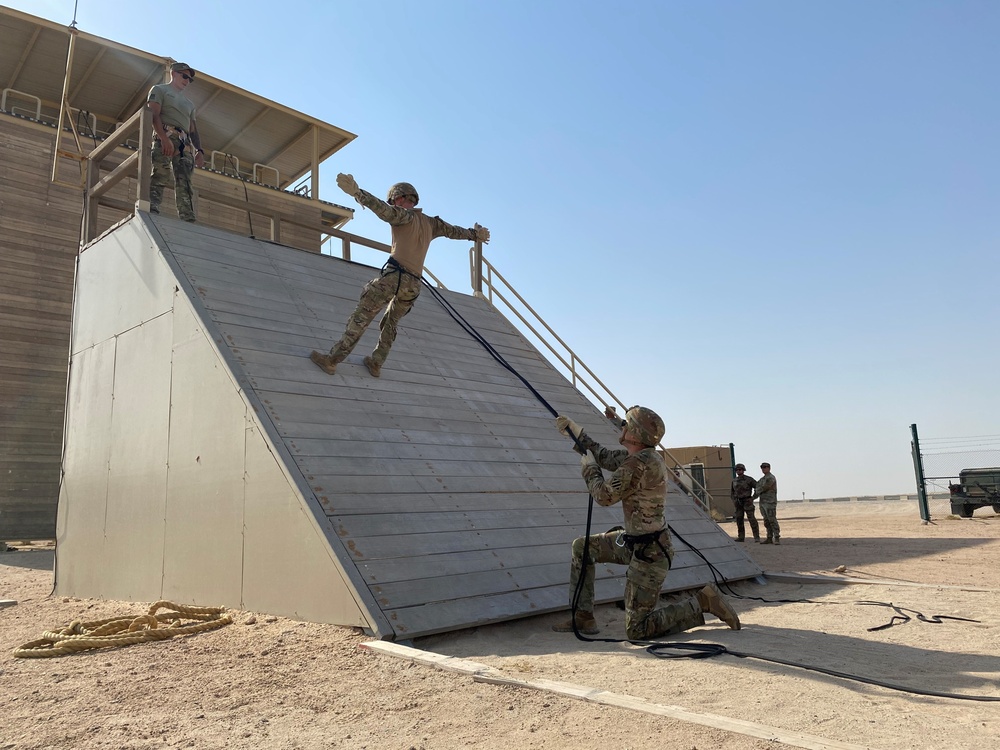 Rappel Tower Training, Task Force Commando